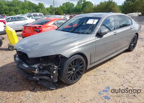 2020 BMW 740I z USA, uszkodzony, nr VIN WBA7T2C0XLGF96842
